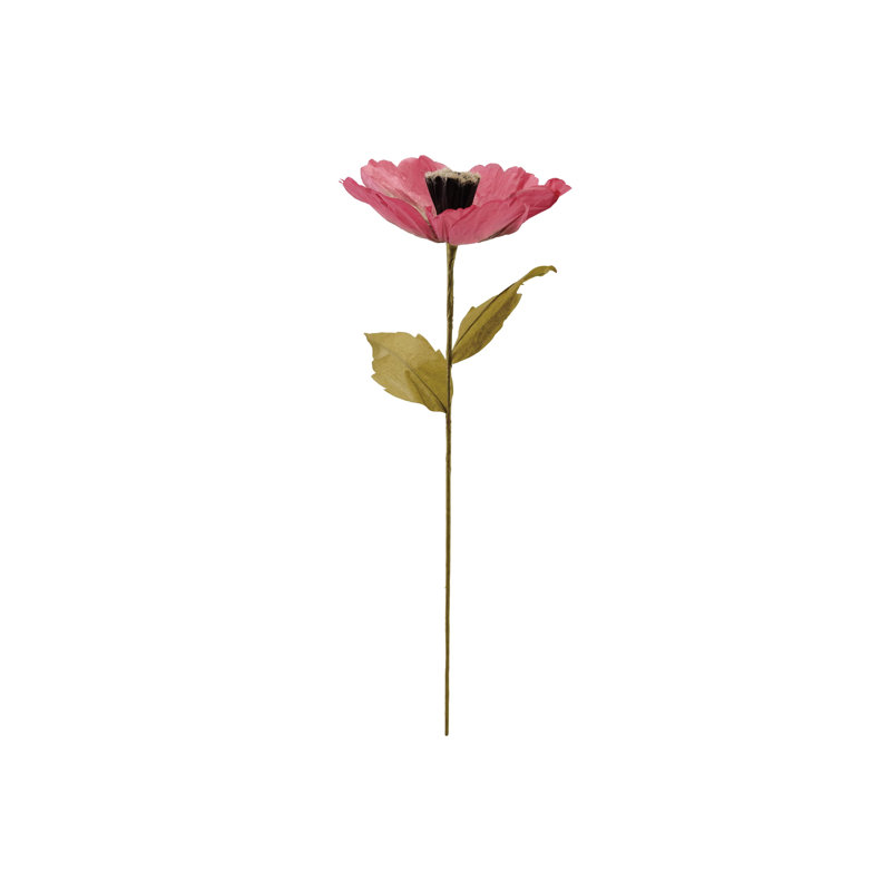Cueilleur de fleurs en papier, Rose