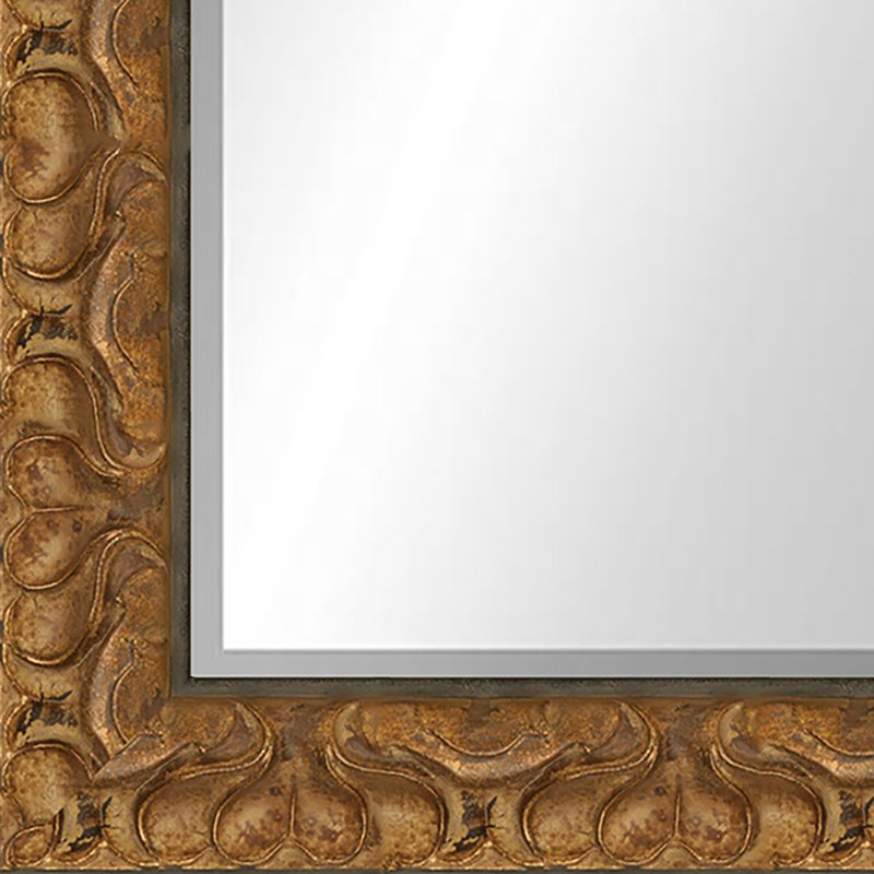 Miroir d'appoint Barcelona, 33,75 po x 27,75 po, Argent