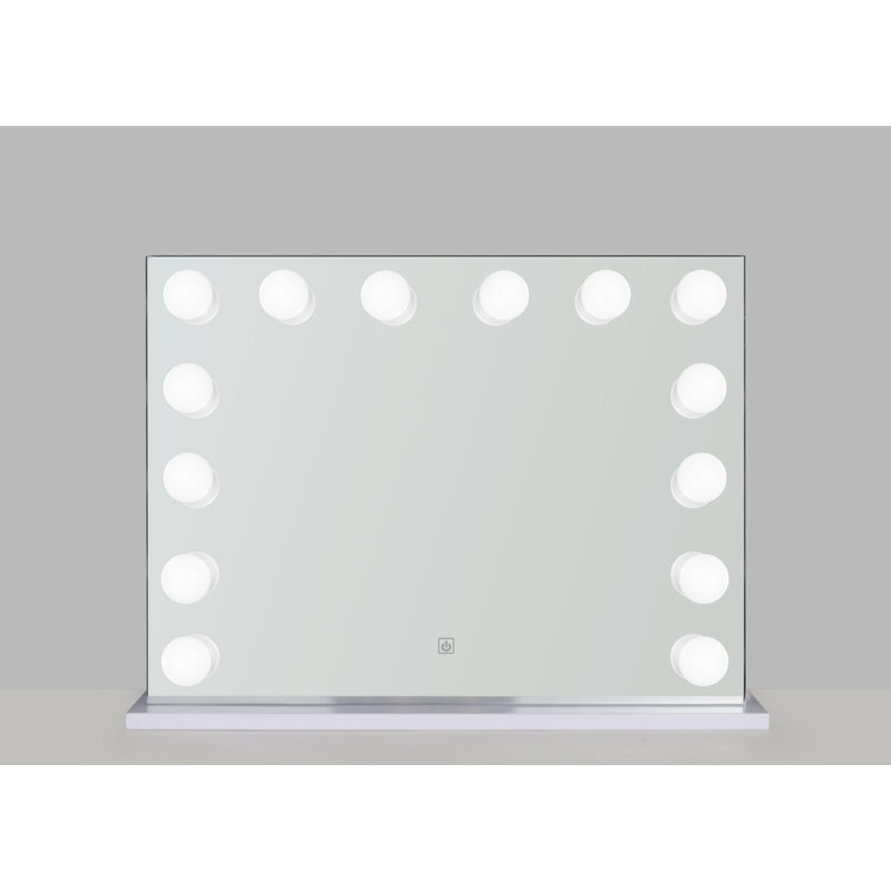 Miroir de salle de bain/meuble-lavabo lumineux Syn, Noir