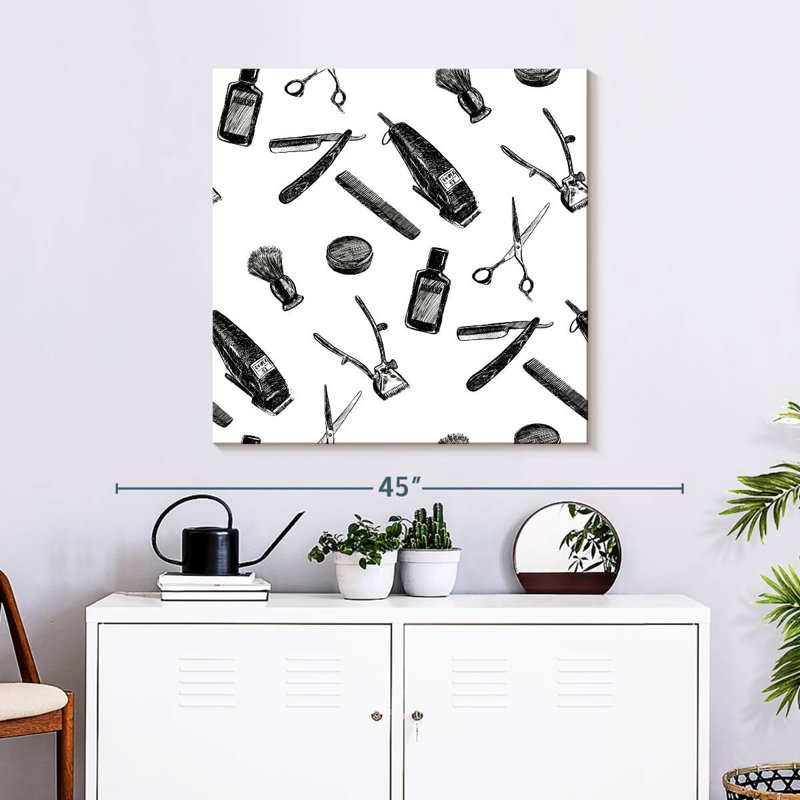 Shuttleworth Barber Pattern, 30" H x 30" W
