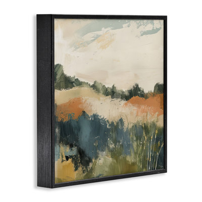Abstract Neutral Landscape Framed Giclee Art by Irena Orlov