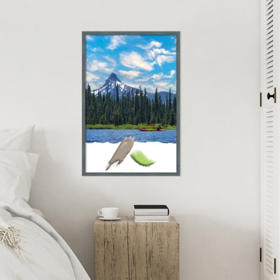 Calhaen Blue Wood Picture Frame