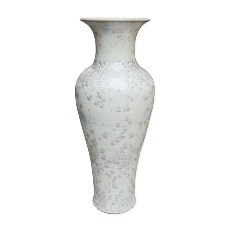 Handmade Porcelain Floor Vase, 39" H x 16" W x 16" D