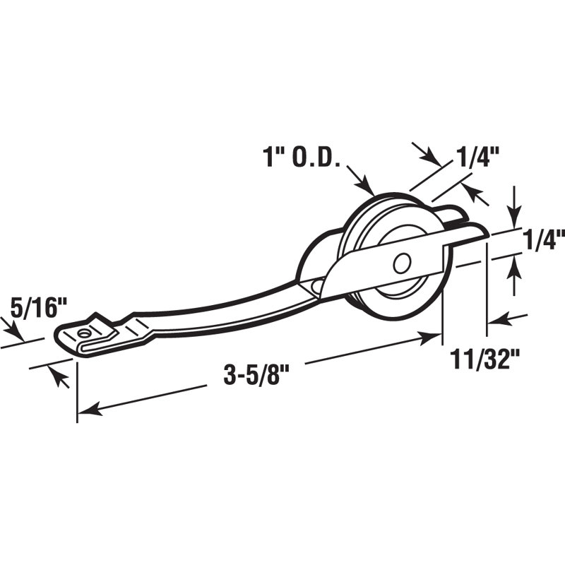 Prime-Line 1 in. Steel Ball Bearing Screen Door Tension Spring, for Columbia and Uni-Fit Doors