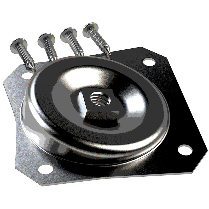 Straight Mounting Plate Hardware