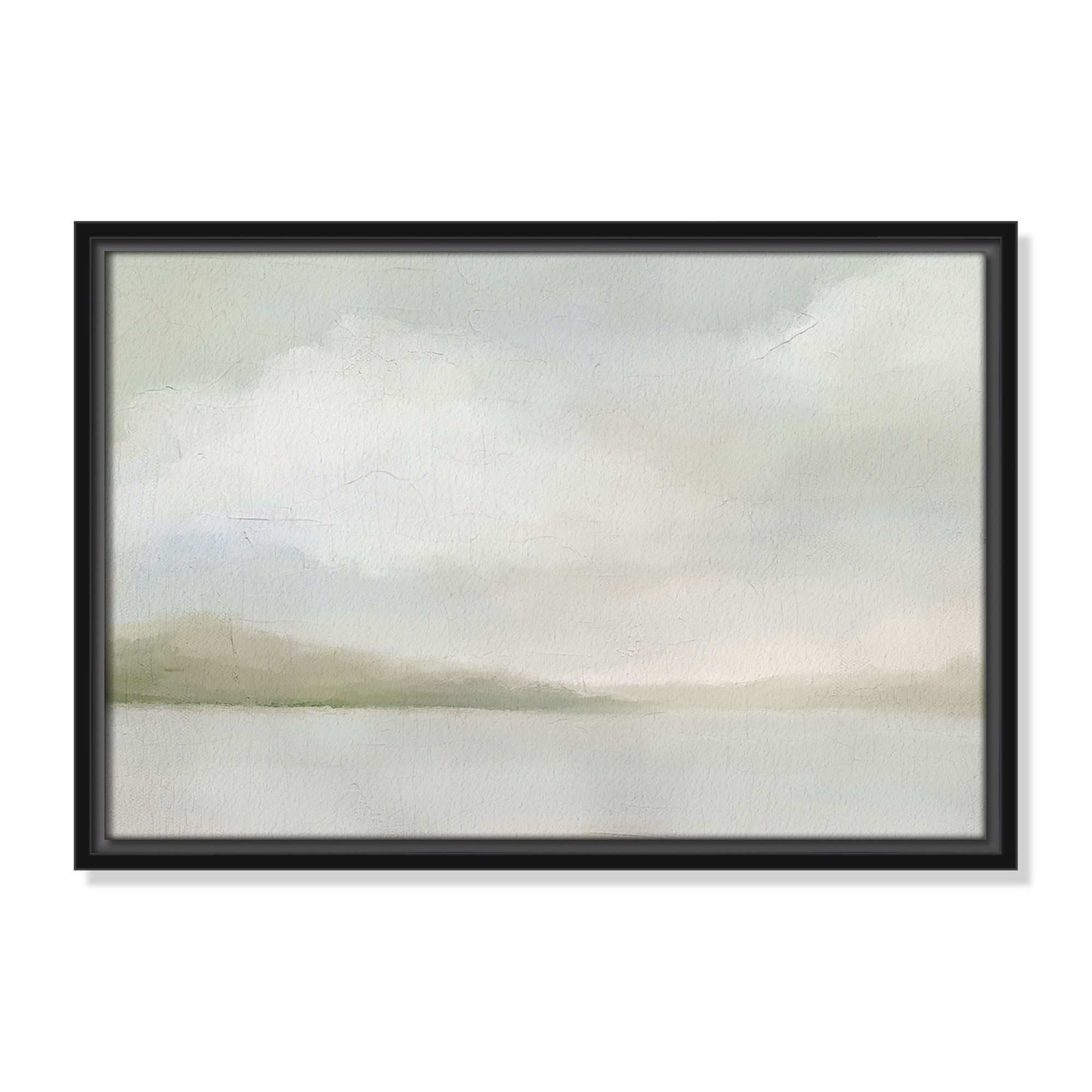 A Tranquil Morning, Black, 13.5" H x 19.5" W