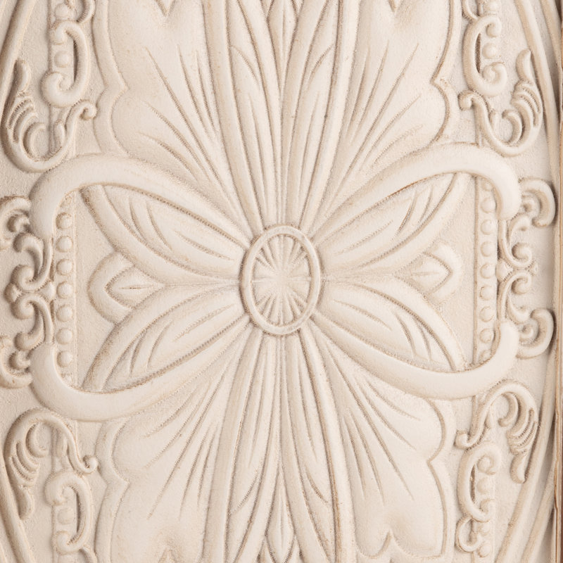 Irim Solid Wood Vintage Vibe Accent Cabinet, Natural