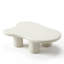 Table basse crème nuage de 48,4 pouces