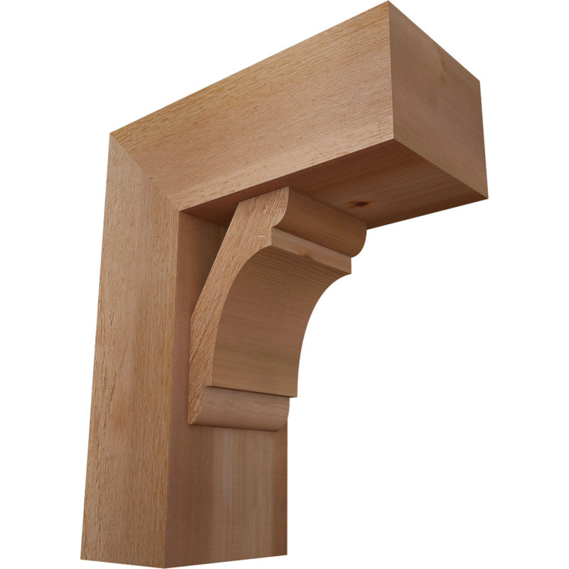 Support de bloc olympique avec entretoise décalée, 22 X 18, Cèdre rouge occidental de l 8 po (scié brut)