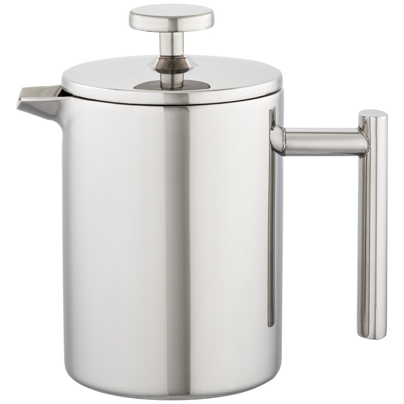 Stellar Coffee, 8 Cup Double Walled Cafetiere, 16cm H x 16cm W x 10cm L, 0.3 Litres
