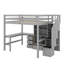 Lit mezzanine double avec bureau et tiroirs-1293054934