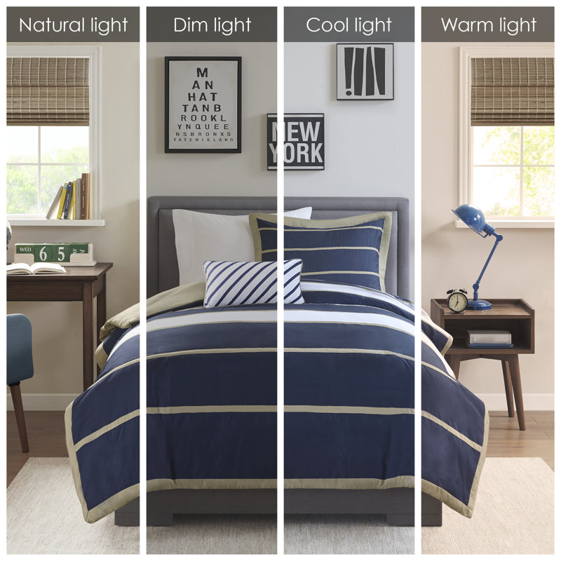 Ensemble de housse de couette Ashton, Housse de couette pour lit double / grand lit + 2