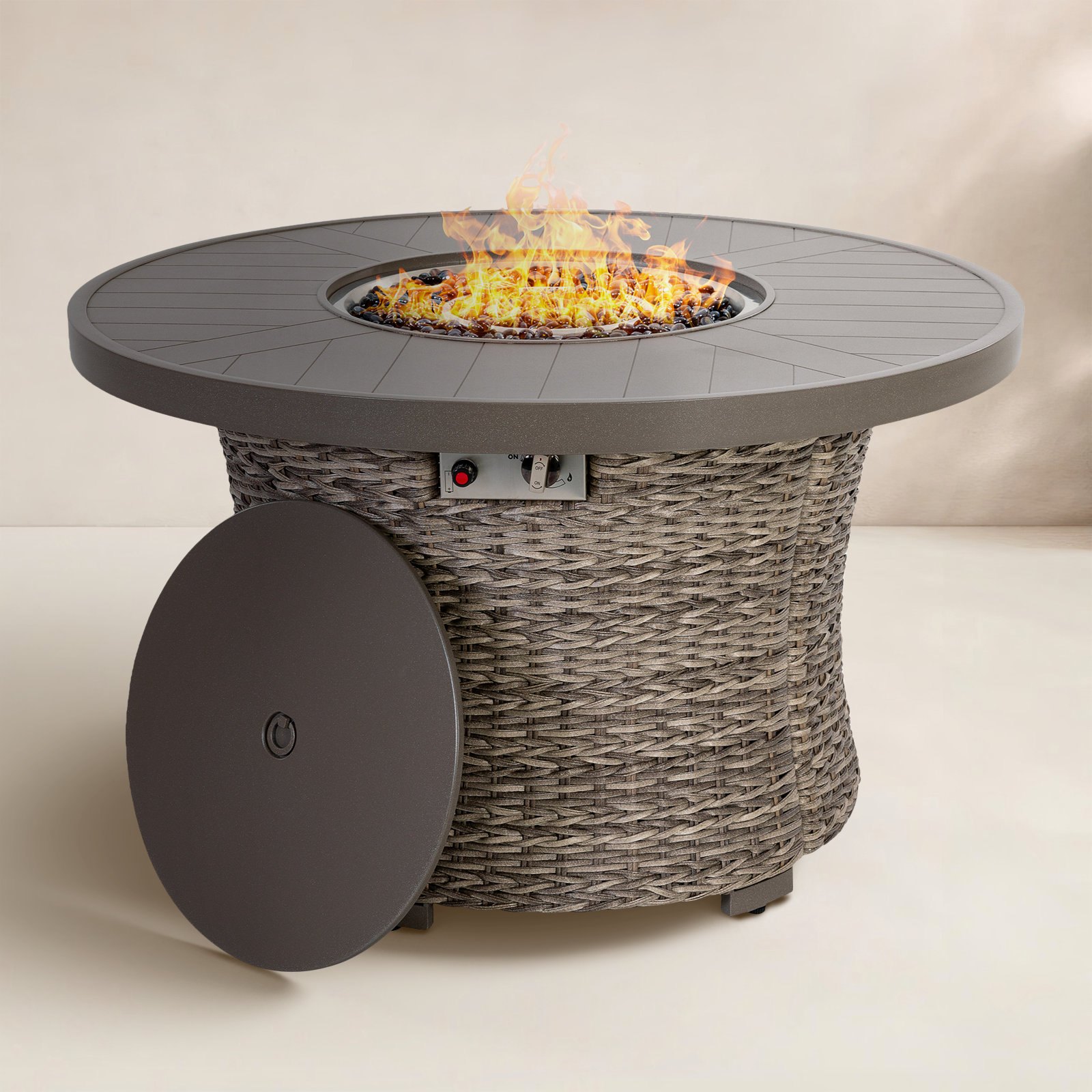 Round Fire Pit Table