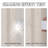 Dawain Linen Solid Textured 100% Blackout Window Drapes for Bedroom Thermal Grommet Full Lighting Blocking for Living Room Curtains 2 Panels-1081501570-1081501564