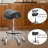 Adjustable Height Ergonomic Industrial Stool with Footrest