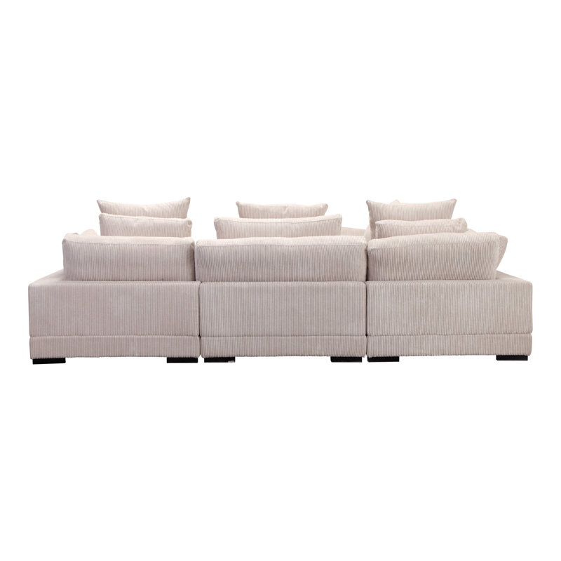 Tumble Modular Sectional, White