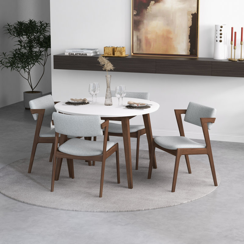 Ensemble repas pour 4 personnes Tipler, Blanc
