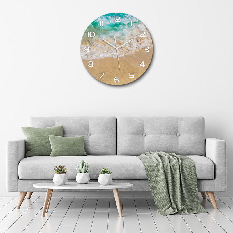 Jesamine Glass Wall Clock