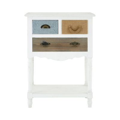 Fernandina Beach 60cm W Manufactured Wood Bedside Table