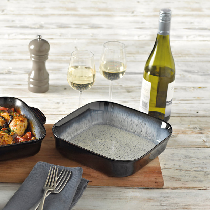Denby Stoneware Square Oven Dish, Halo