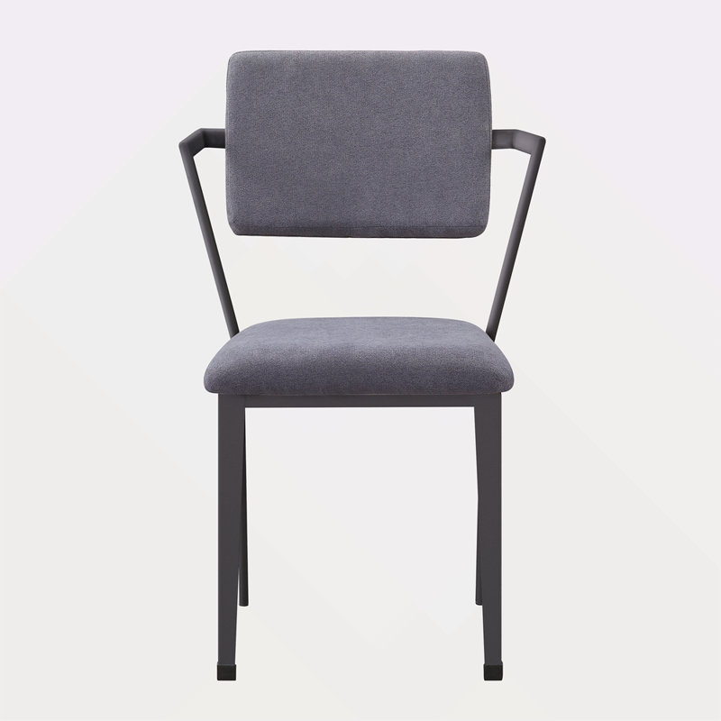 Chaise de bureau rembourrée à dossier ouvert