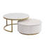 Table basse ronde gigogne avec tiroir-186863932