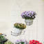 4 71"X19.7" Garden Trellis, Metal Rustproof Cream White, Easy Assembly, Construction Trellises, White Rust Resistance, Assembly Steps,