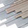 Karma Straight Edge Glass Mosaic Sheet Tile
