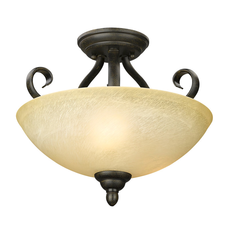 Plafonnier semi-encastré 3 lumières Alodi