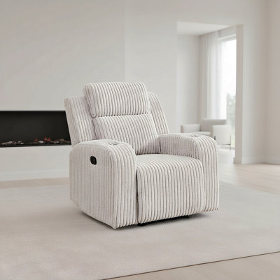 Recliner Sofa Set 1+2+3 Seat, Manual Recliner Faux Fur, Flipped Middle Backrest, Music Speaker, USB Charging Port, Wireless Charging Phone, Cup Holders, Reclining Couch For Living Room Grey