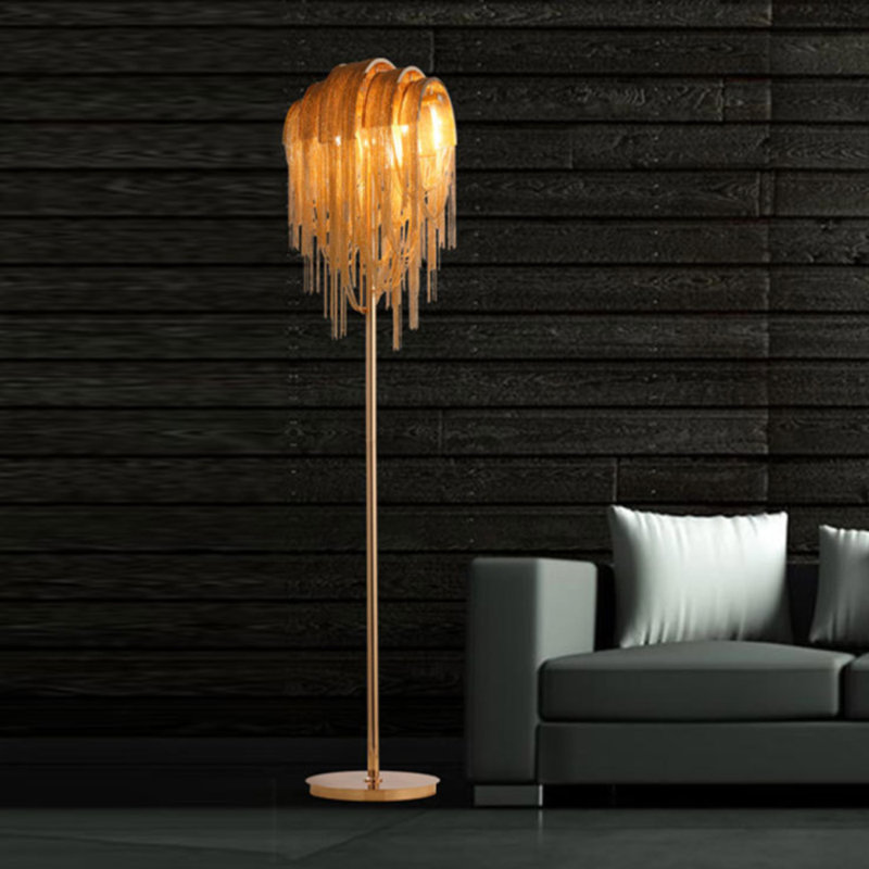66'' Novelty Floor Lamp, Golden, Golden