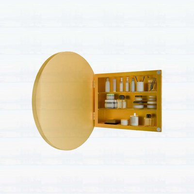 Pharmacie moderne avec miroir et tablettes réglables