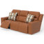 Canapé inclinable électrique en cuir italien Hartt avec appui-tête réglable et repose-pieds supplémentaire-329801445
