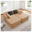 Canapé modulaire 77,2 po Camel Teddy-1796726504