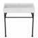 30" Bathroom Console Sink With Overflow,Ceramic Console Sink White Basin Black Legs