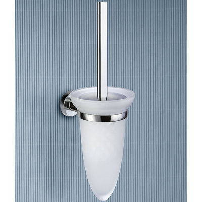 Gedy by Nameeks Demetra Glass Toilet Brush and Holder