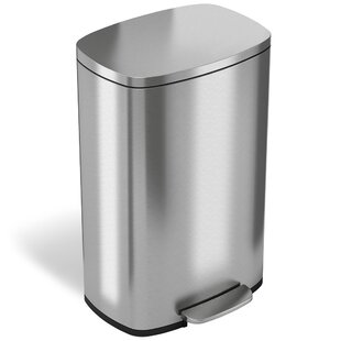 Gold copper 13-Gallon Stainless Steel Kitchen Trash Can with Motion Sensor  Lid - On Sale - Bed Bath & Beyond - 32072440