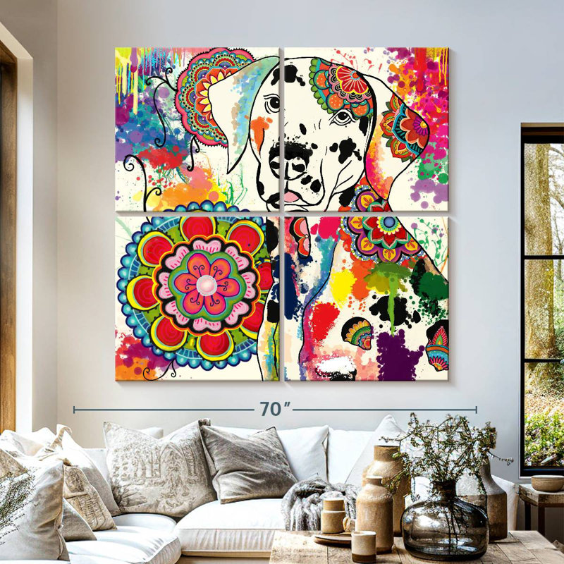 Bramala mandala Brampt, H 57 po x l 57 po