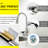 3-In-1 Kitchen Faucet With LED Temperature Display, High-Arc Pull-Down Sprayer, And Press-Type Glass Rinser-123818109
