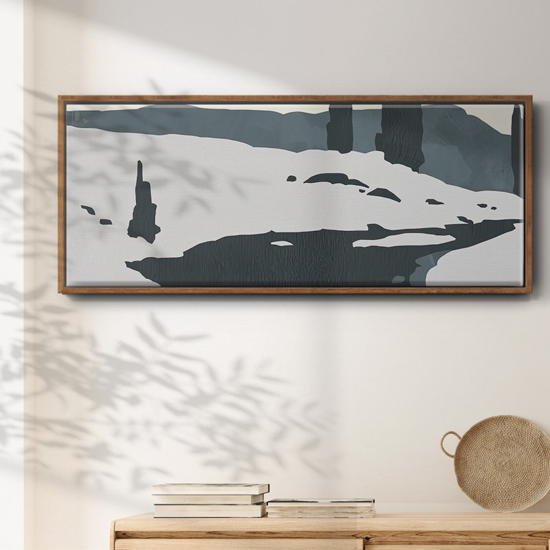Cutter Island II, reproduction d'art sur toile, H 12 po x l 30 po x P 1,5 po, Noyer
