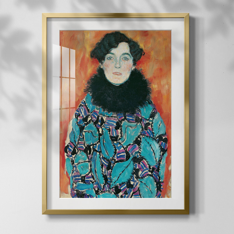 Gustav Klimt III - impression encadrée, Or