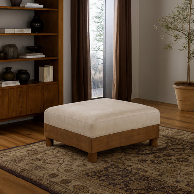 Repose-pieds modulaire en tissu Turin Chenille