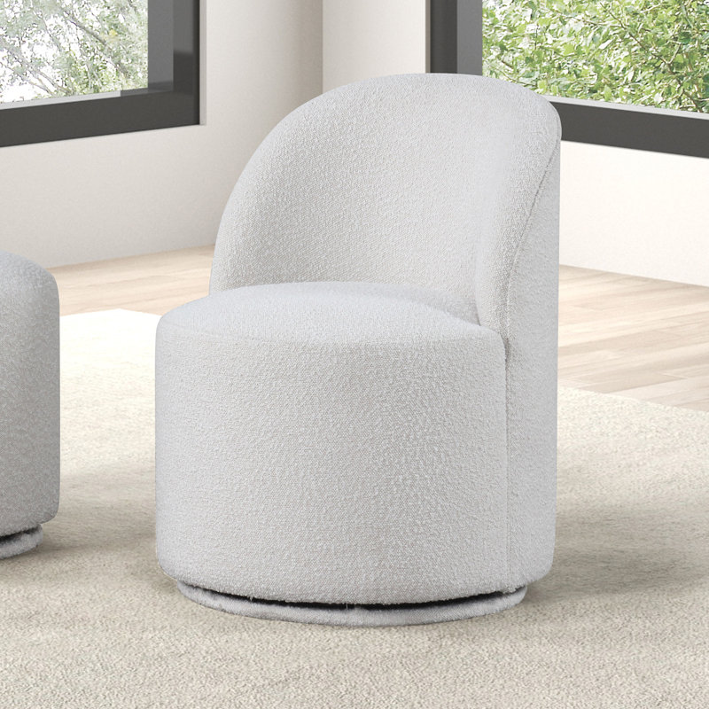 Ensemble de table ronde avec fauteuil pivotant 5 pièces Wessel