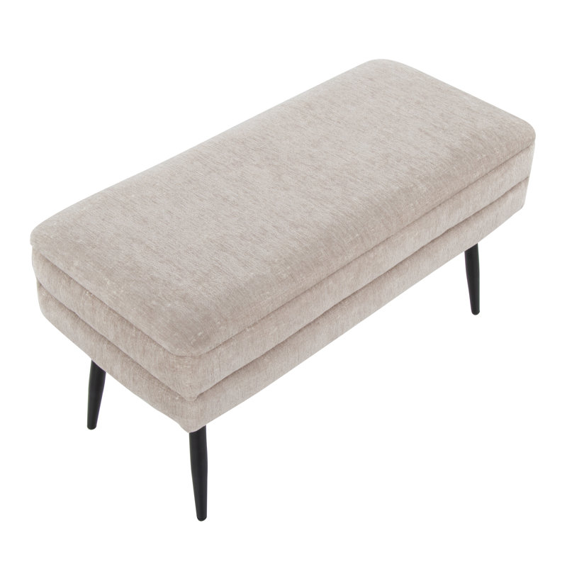 Lauven Storage Bench, Light Brown