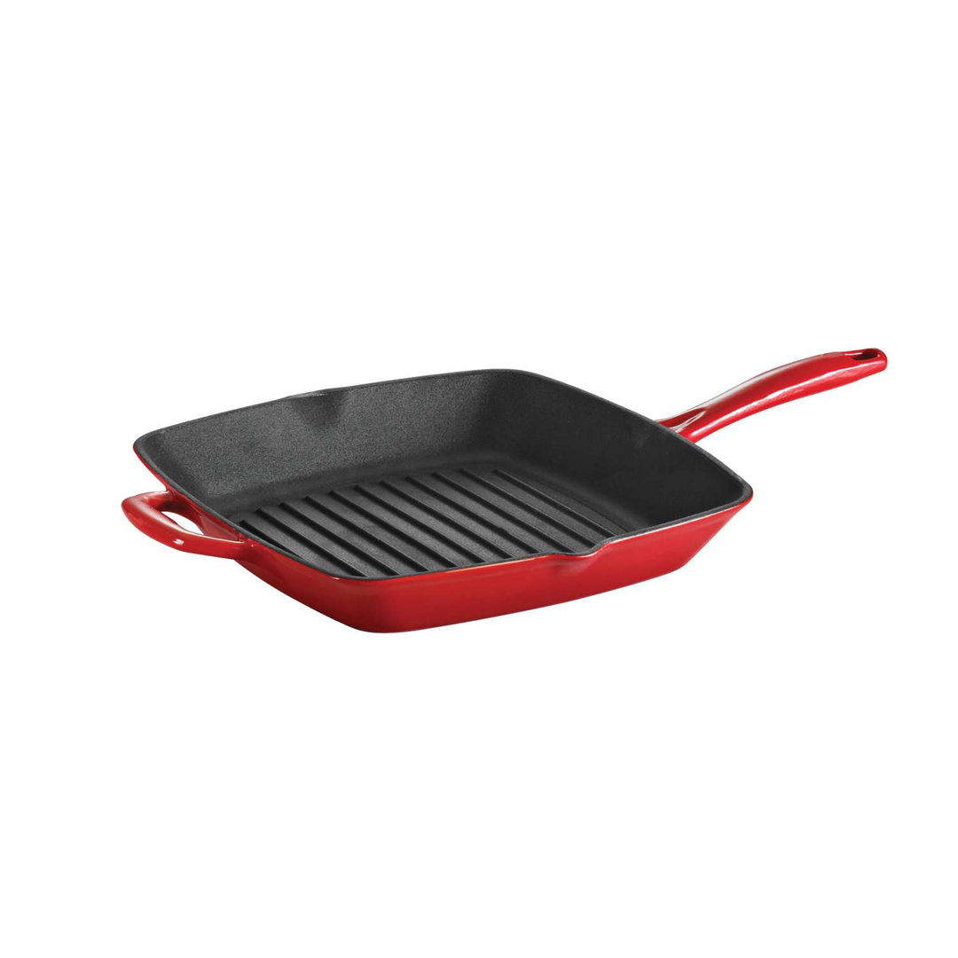 Tramontina Bestow Enamelled Cast Iron Griddle Pan 27 cm
