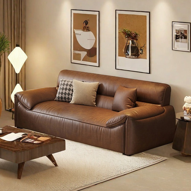 Canapé minimaliste italien moderne de style rétro, H 31,49 po x l 74,8 po x P 38,58 po, 2