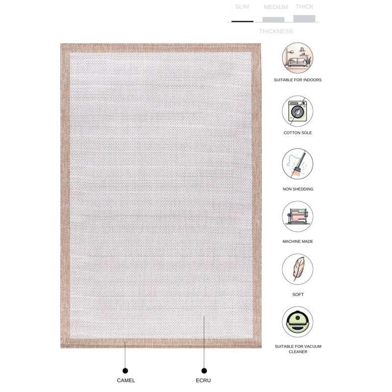 Marquas Indoor Rug, Rectangle 2'8" x 5'