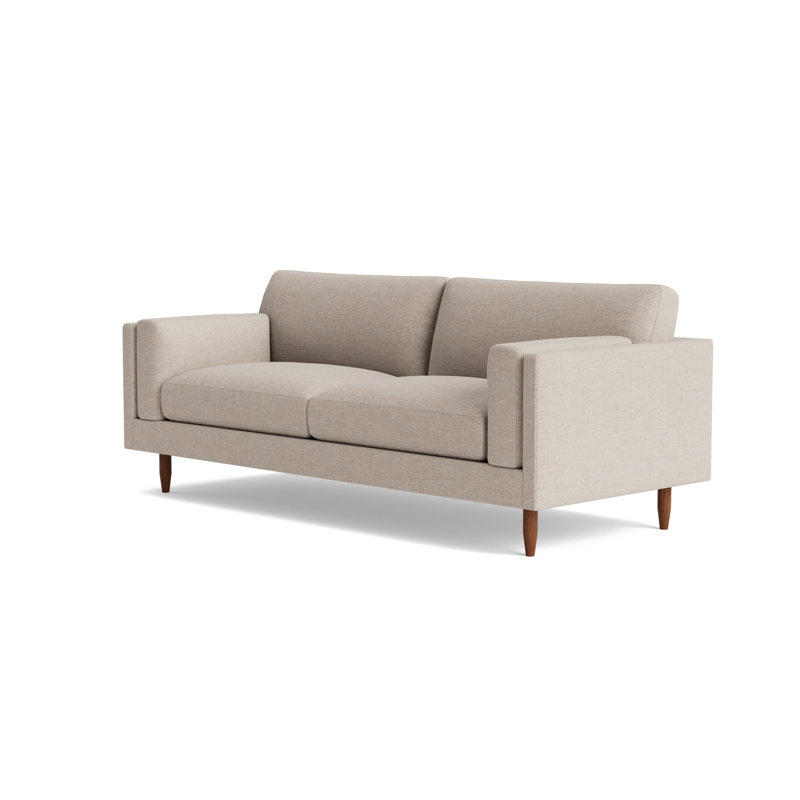 Skinny Fat Sofa ("85"), Performance Weave - Natural