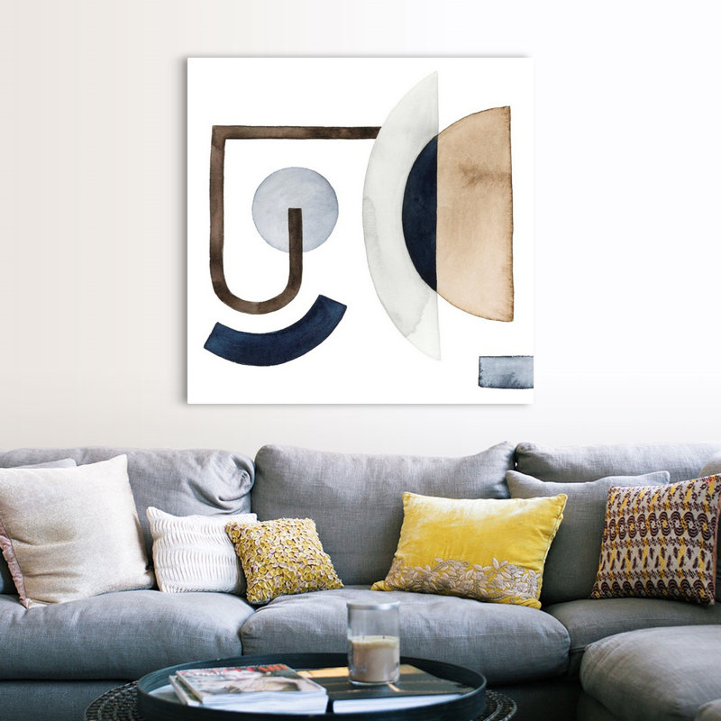Déplacement des pièces I par Grace Popp - reproduction d'art sur toile, Toile tendue, H 48 po x l 48 po x P 1,25 po
