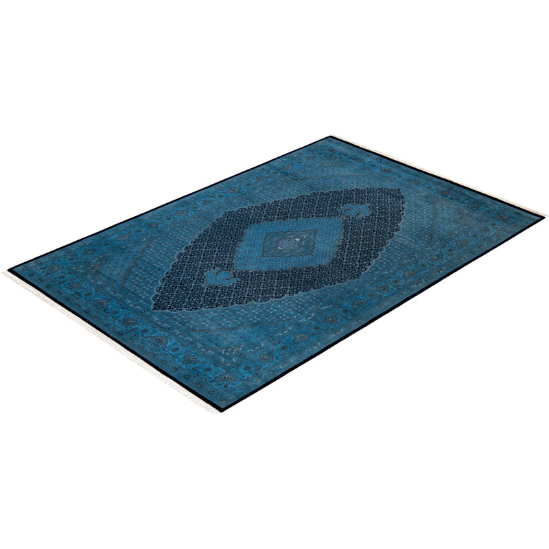 Lengby One-of-a-Kind 6' 7" X 9' 10" Hand Knotted Area Rug